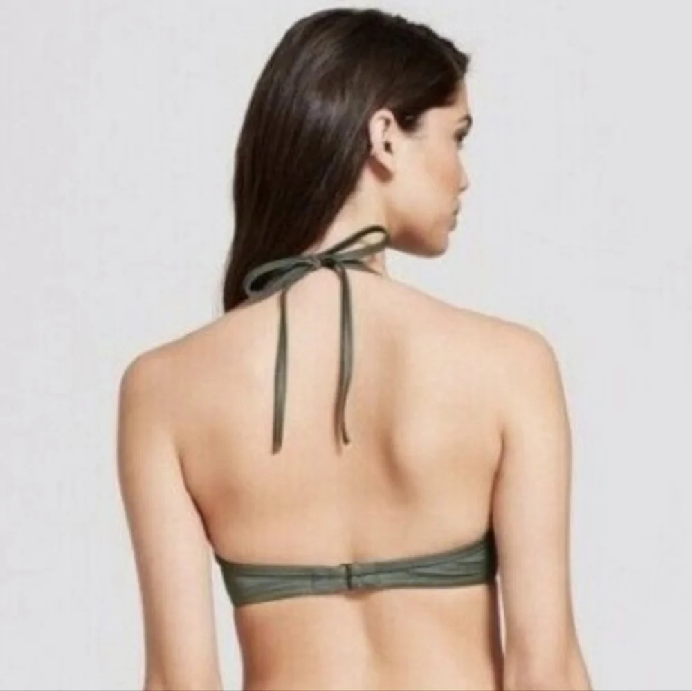 Shade & Shore Stripe Bikini Top - 36DD - Picture 4 of 6